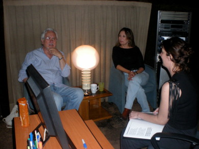 54. Dulce Pontes & Walter Ríos en Estudios ION – Buenos Aires 1.02.2011